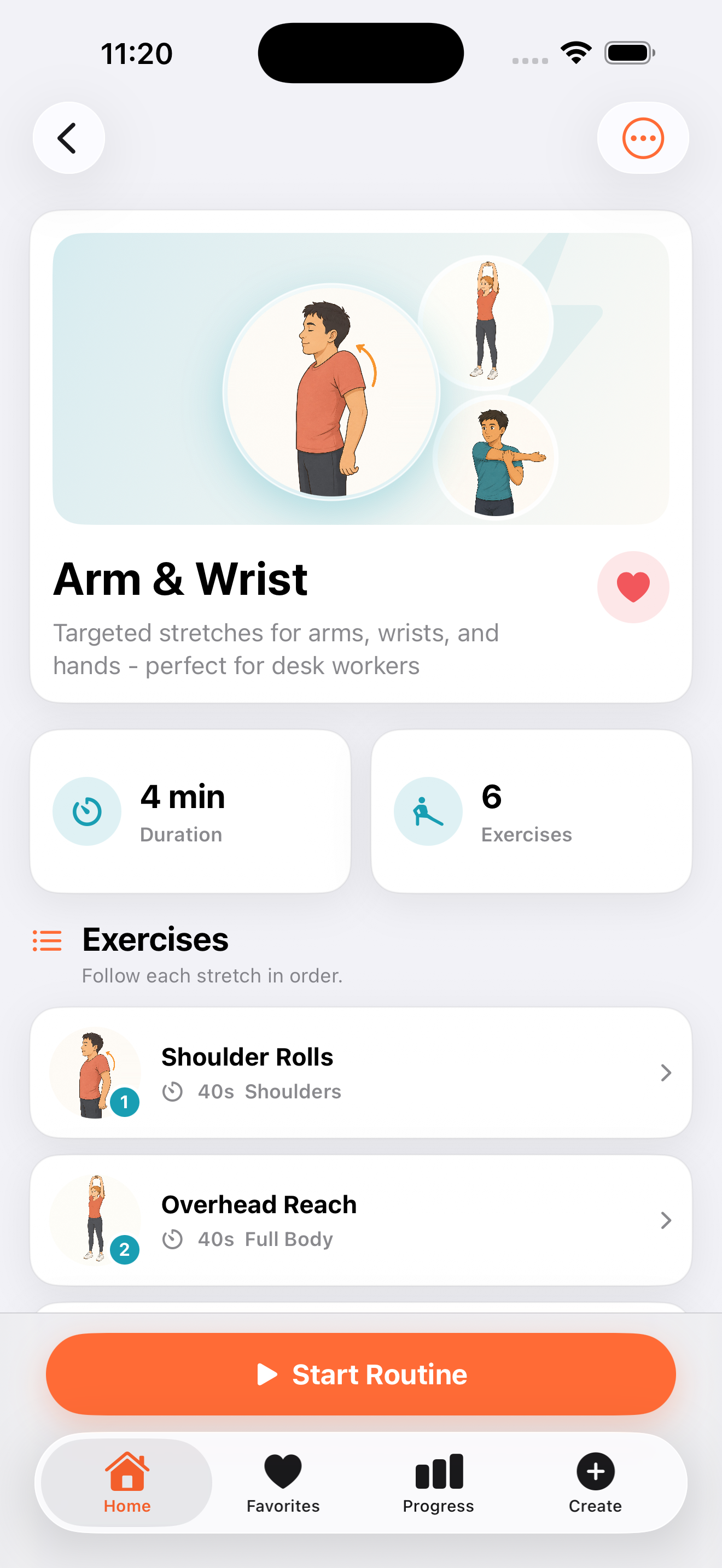 FlexDay Routine Detail